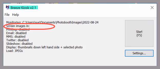 This copy of Kiosk has no screens folder