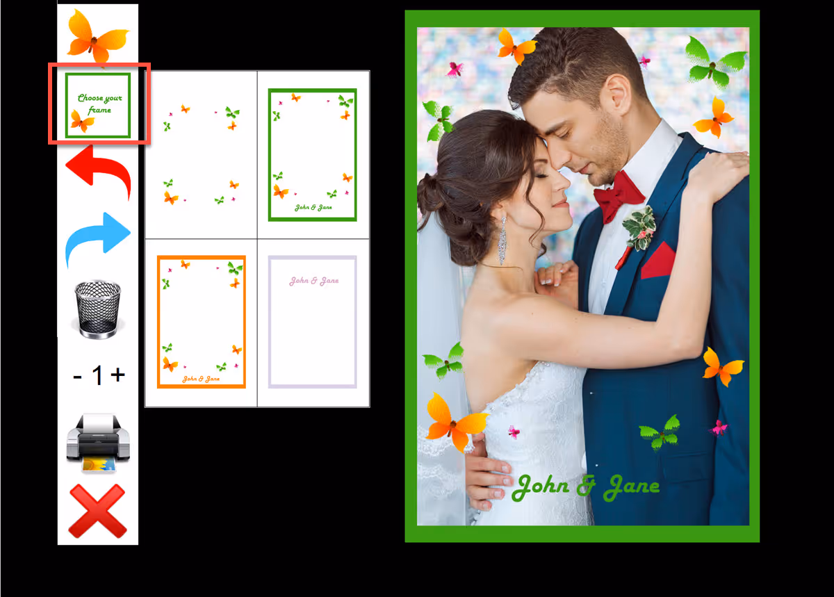 Choosing a frame