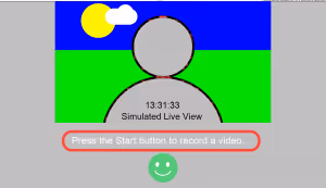 Here the height of the live view has been reduced, and captions can be seen clearly (DSLR Remote Pro 3.17)