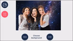 confirm_printing background with choose background arrows