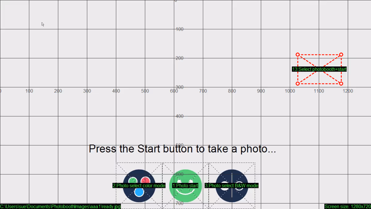 A new Select photobooth+start action has been added to the stills ready screen