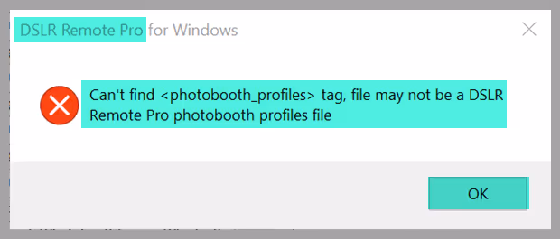 Can't find photobooth_profiles tag error (older releases only)