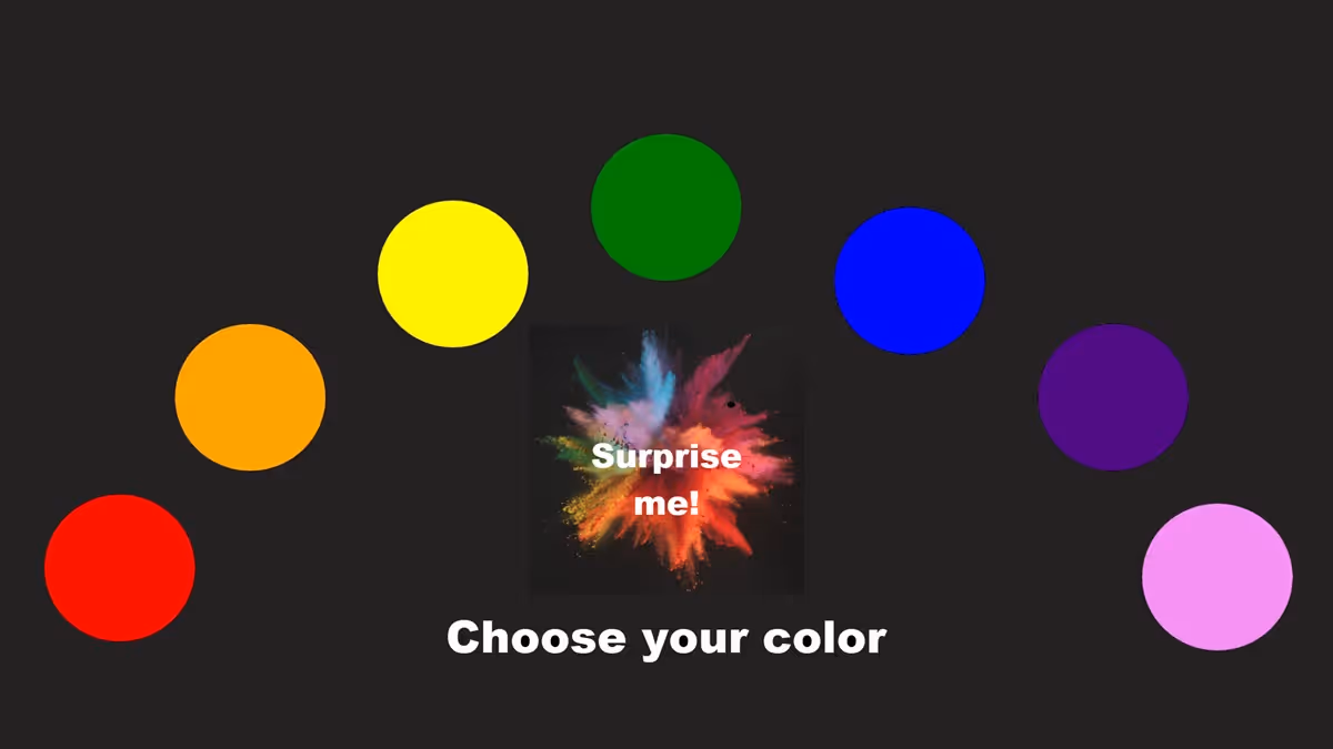 Choose and Surprise Ready screen (Breeze DSLR Remote Pro)