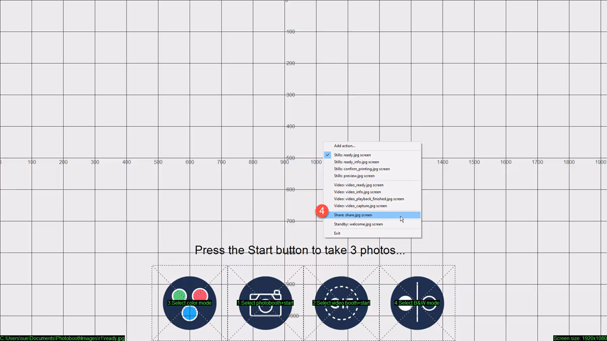 Right click and select Share: share.jpg screen
