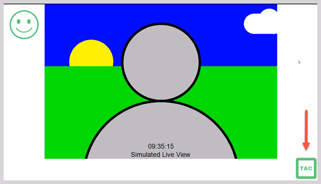 Ready screen with new graphic