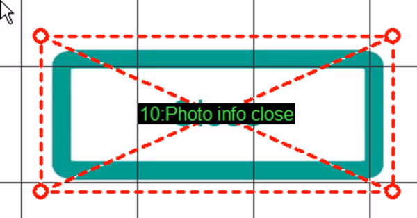 Adding the action Photo info close to the information screen (DSLR Remote Pro 3.14.3)