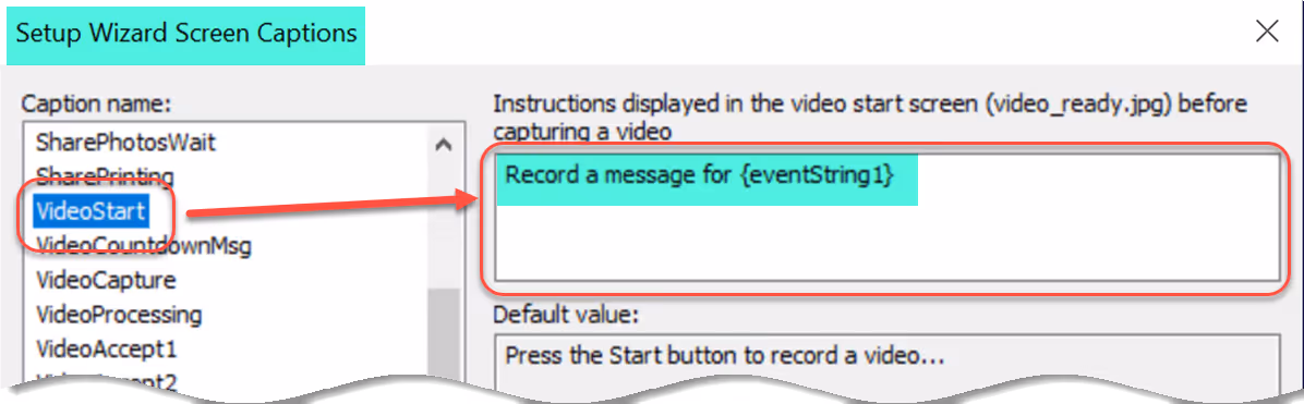 Custom caption for VideoStart using token (Breeze DSLR Remote Pro 3.14.3)