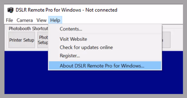 Check the version of any Breeze (Windows) software using Help then About..